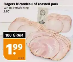 Poiesz Slagers fricandeau of roasted pork aanbieding