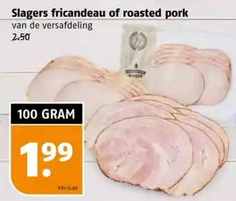 Poiesz Slagers fricandeau of roasted pork aanbieding