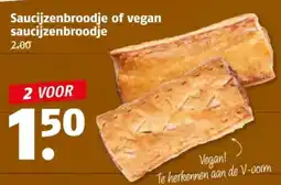 Poiesz Saucijzenbroodje of vegan saucijzenbroodje aanbieding
