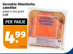 Poiesz Gerookte Atlantische zalmfilet aanbieding