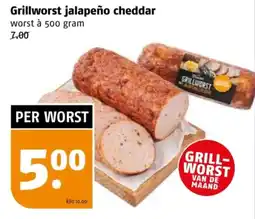 Poiesz Grillworst jalapeño cheddar aanbieding