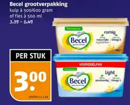 Poiesz Becel grootverpakking aanbieding
