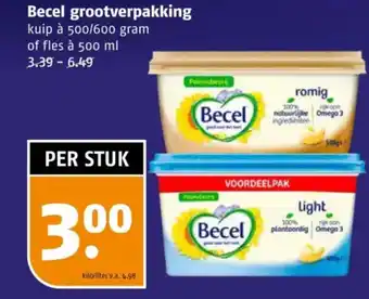 Poiesz Becel grootverpakking aanbieding