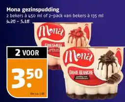 Poiesz Mona gezinspudding aanbieding