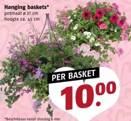 Poiesz Hanging baskets aanbieding