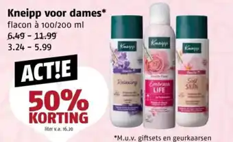 Poiesz Kneipp voor dames aanbieding