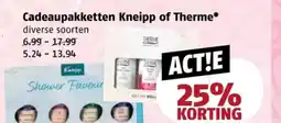 Poiesz Cadeaupakketten Kneipp of Therme aanbieding