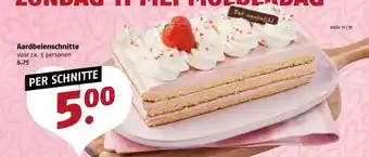 Poiesz Aardbeienschnitte aanbieding