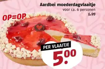 Poiesz Aardbei moederdagvlaaitje aanbieding