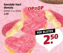 Poiesz Gevulde hart donuts aanbieding