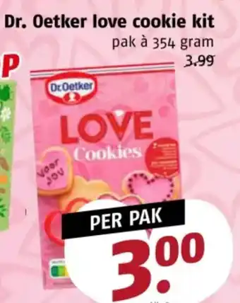 Poiesz Dr. Oetker love cookie kit aanbieding