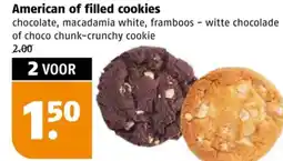 Poiesz American of filled cookies aanbieding
