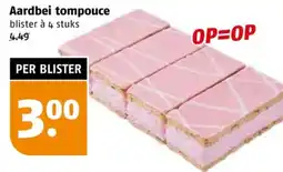 Poiesz Aardbei tompouce aanbieding