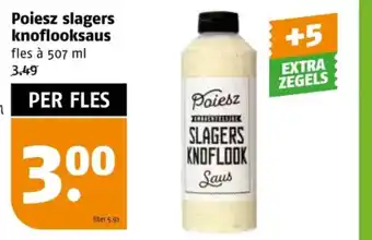 Poiesz Poiesz slagers knoflooksaus aanbieding