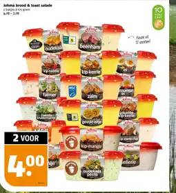 Poiesz Johma brood & toast salade aanbieding