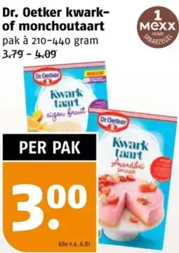 Poiesz Dr. Oetker kwark of monchoutaart aanbieding
