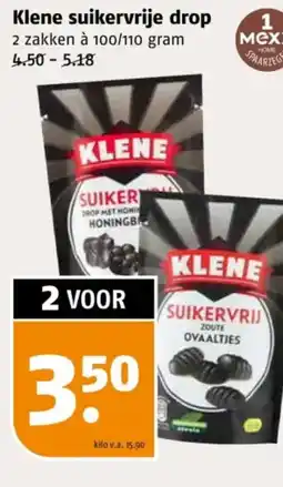 Poiesz Klene suikervrije drop aanbieding
