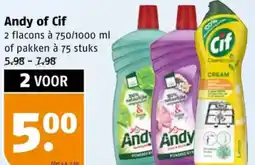 Poiesz Andy of Cif aanbieding