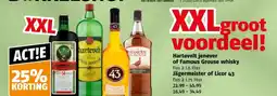 Poiesz Hartevelt jenever of Famous Grouse whisky Jägermeister of Licor 43 aanbieding