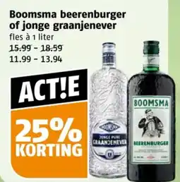 Poiesz Boomsma beerenburger of jonge graanjenever aanbieding
