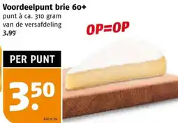 Poiesz Voordeelpunt brie 60+ aanbieding