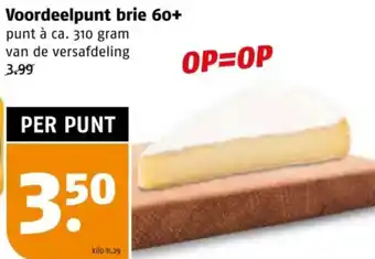 Poiesz Voordeelpunt brie 60+ aanbieding