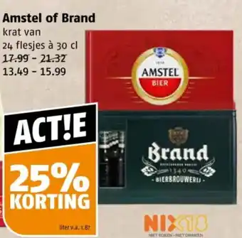 Poiesz Amstel of Brand aanbieding