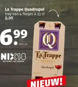 Poiesz La Trappe Quadrupel aanbieding