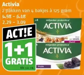 Poiesz Activia aanbieding