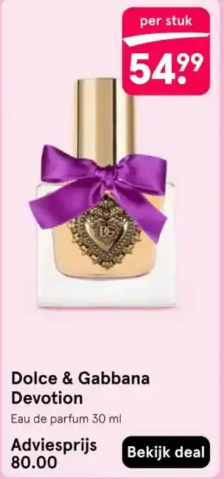 Etos Dolce & Gabbana Devotion aanbieding