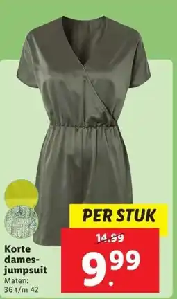 Lidl Korte dames- jumpsuit aanbieding