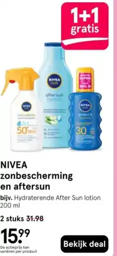 Etos NIVEA zonbescherming en aftersun aanbieding