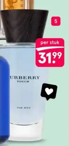 Etos Burberry Touch Men aanbieding