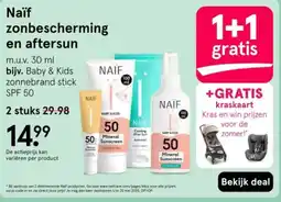 Etos Naïf zonbescherming en aftersun aanbieding