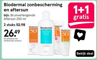 Etos Biodermal zonbescherming en aftersun aanbieding