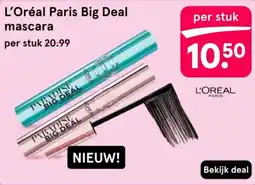 Etos L'Oréal Paris Big Deal mascara aanbieding