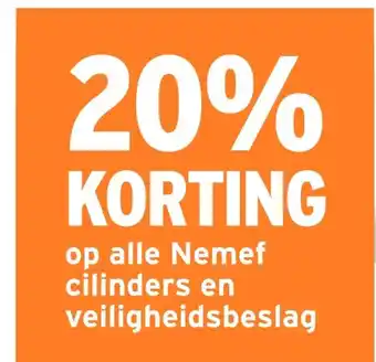 GAMMA op alle Nemef cilinders en veiligheidsbeslag aanbieding