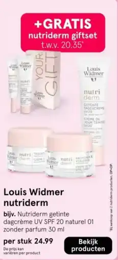 Etos Louis Widmer nutriderm aanbieding