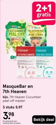 Etos MasqueBar en 7th Heaven aanbieding
