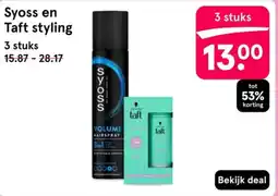 Etos Syoss en Taft styling aanbieding