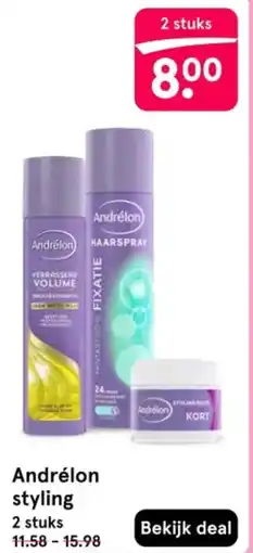 Etos Andrélon styling aanbieding