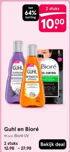 Etos Guhl en Bioré aanbieding