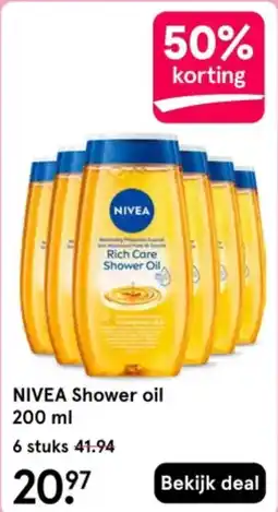 Etos NIVEA Shower Oil aanbieding