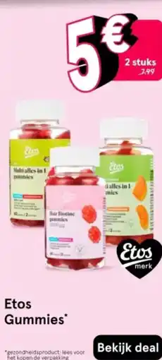 Etos Etos Gummies aanbieding