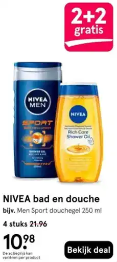 Etos NIVEA bad en douche aanbieding