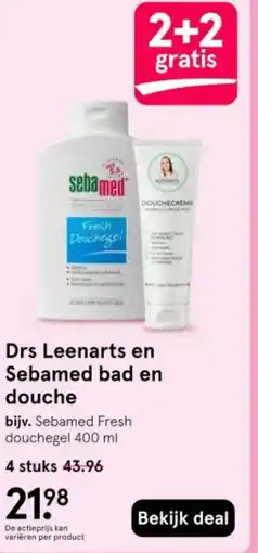 Etos Drs Leenarts en Sebamed bad en douche aanbieding