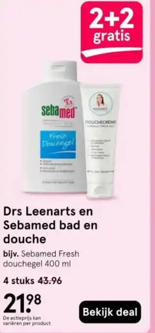 Etos Drs Leenarts en Sebamed bad en douche aanbieding