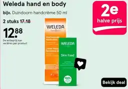 Etos Weleda hand en body aanbieding