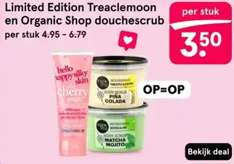 Etos Limited Edition Treaclemoon en Organic Shop douchescrub aanbieding