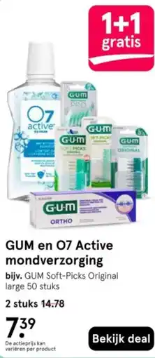 Etos GUM en O7 Active mondverzorging aanbieding